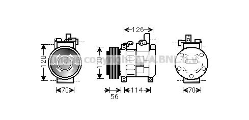 AVA QUALITY COOLING Kompresors, Gaisa kond. sistēma CRK062